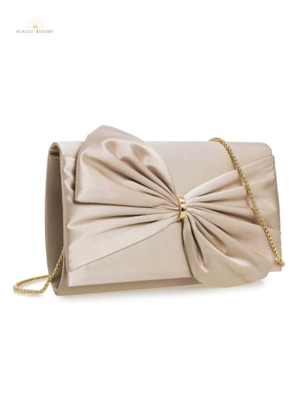 Satin Bow Formal Evening Bag Clutch Wedding Prom Party